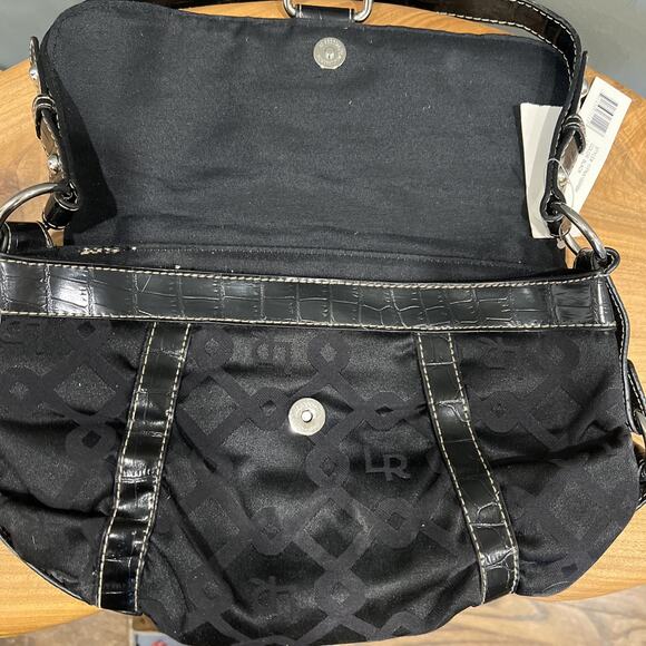 NWT Linear Handbag, Purse, Black Vintage medium - Picture 8 of 12